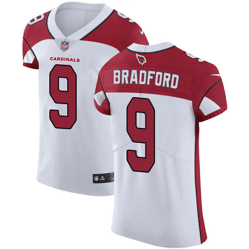 Nike Cardinals #9 Sam Bradford White Men's Stitched NFL Vapor Untouchable Elite Jersey